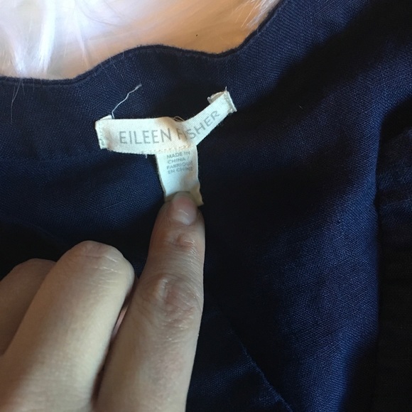 Eileen Fisher 100% organic linen top - Picture 4 of 6